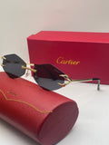 Cartier Panthère Rimless Octagonal Sunglasses