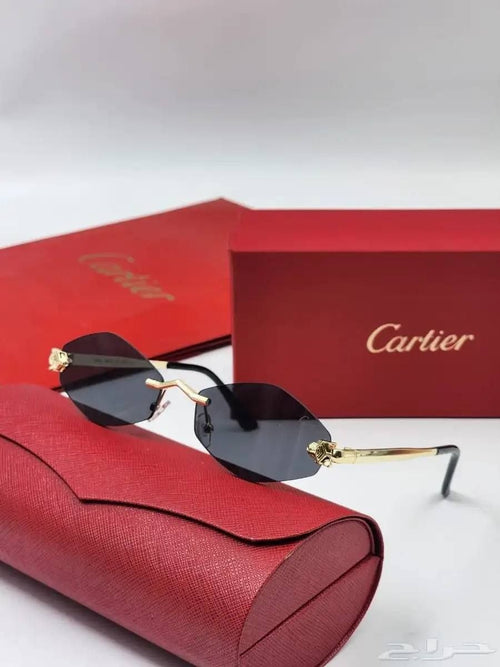 Cartier Panthère Rimless Octagonal Sunglasses