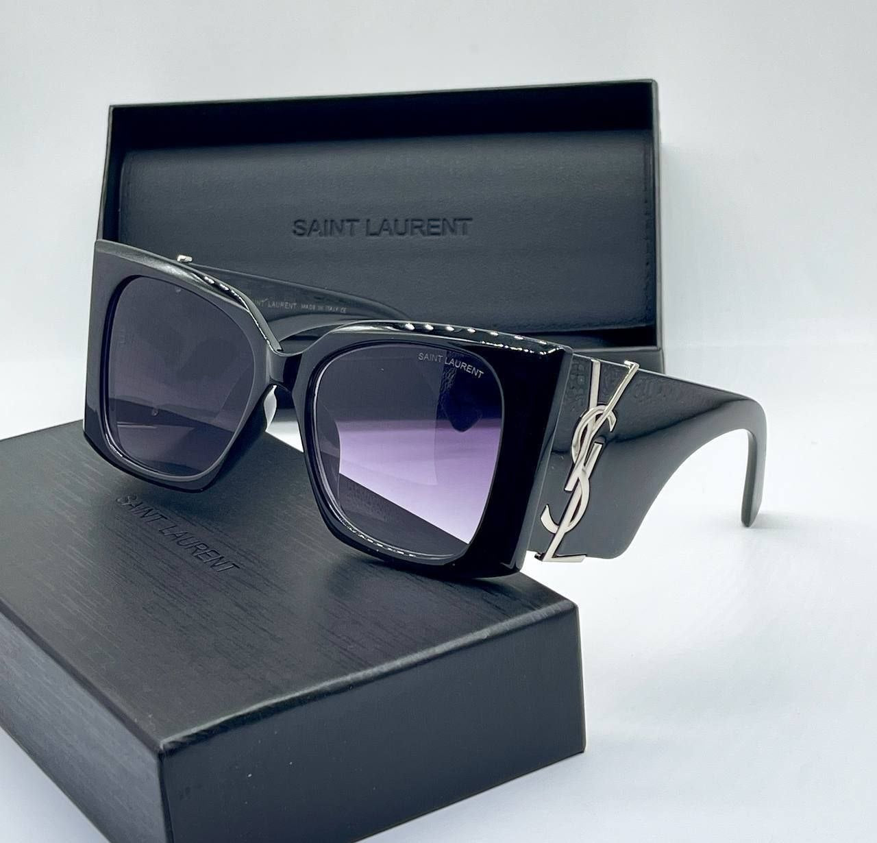 Saint Laurent SL M – Black & Grey Violet