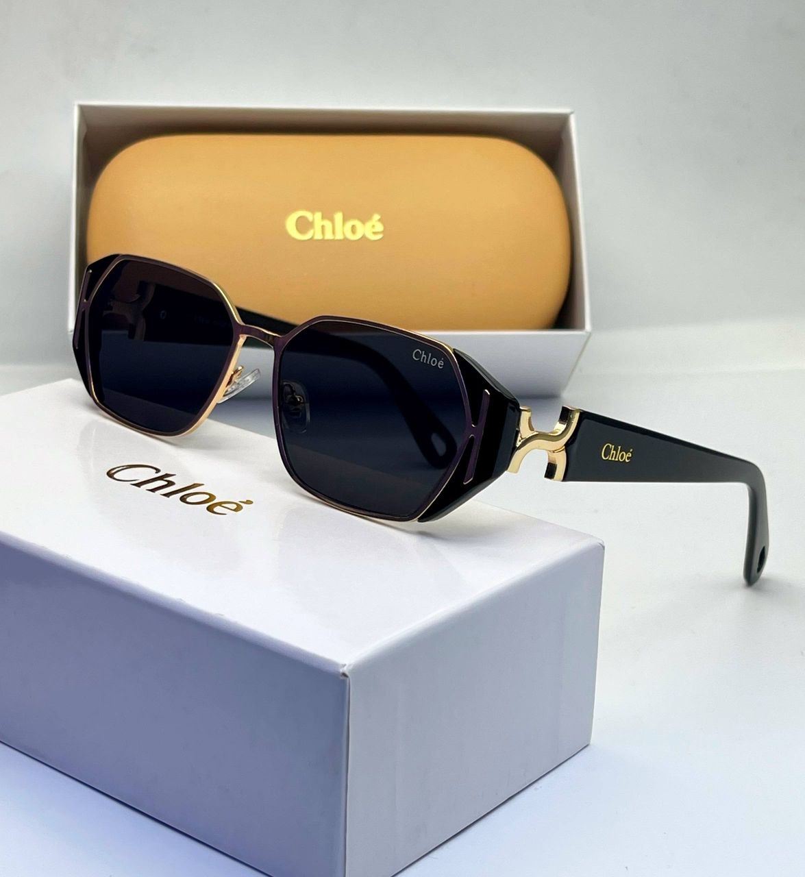 Chloé Geometric Sunglasses