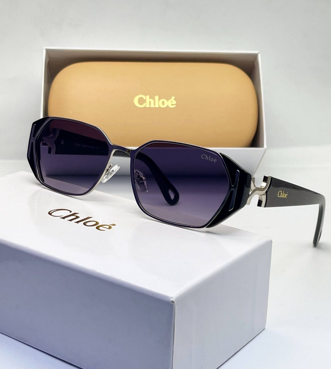 Chloé Geometric Sunglasses