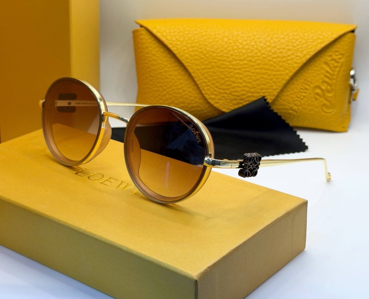 Loewe Round Aviator Sunglasses