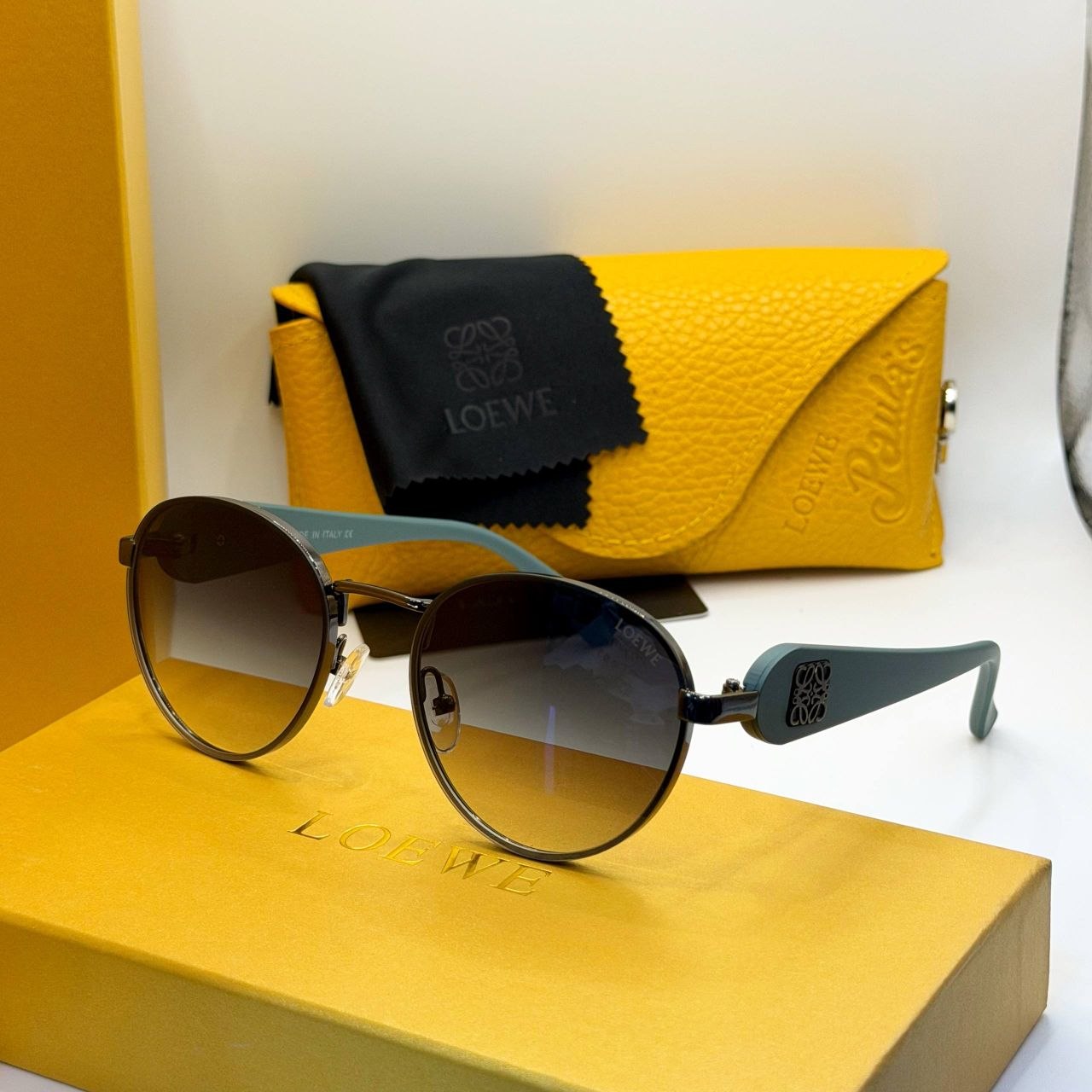 Loewe Round Metal Sunglasses