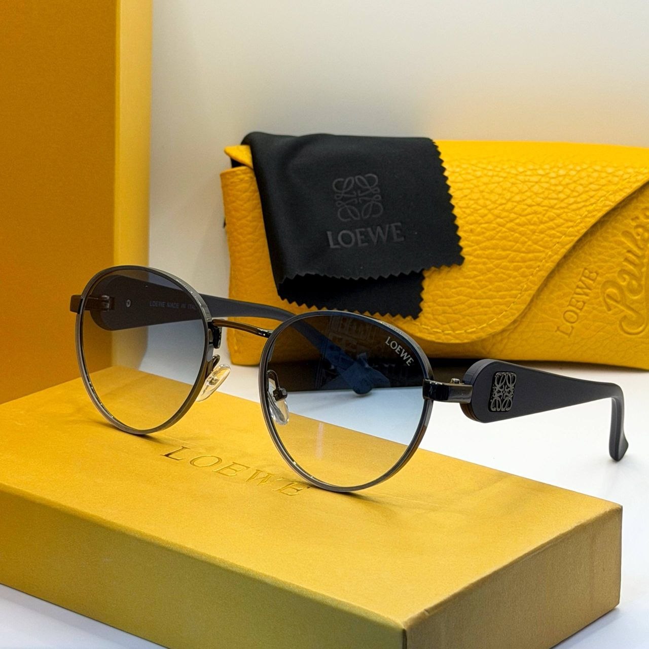 Loewe Round Metal Sunglasses