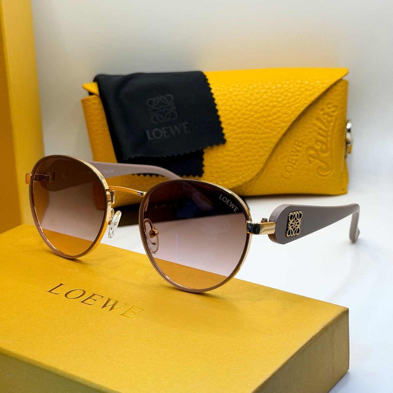 Loewe Round Aviator Sunglasses